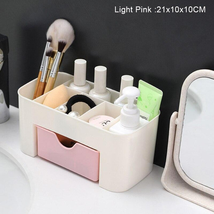 Lisslune | Elegant Cosmetic Organizer with Adjustable Dividers for an Organized Makeup Space