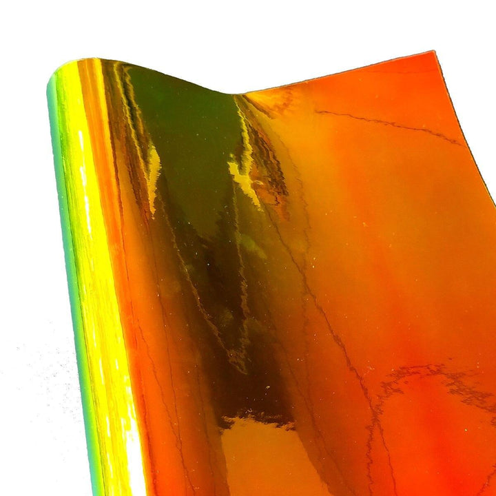 Lisslune | Reflective Holographic Iridescent Synthetic Leather - Essential Crafting Material