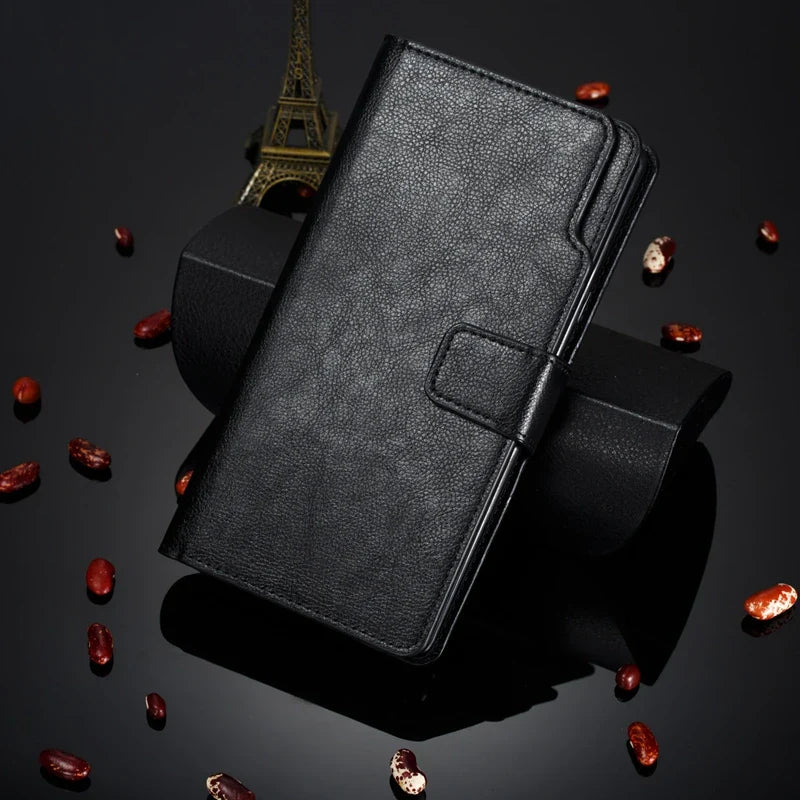 Lisslune | Foldable iPhone Leather Case with Card Slots