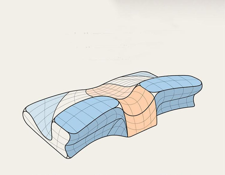 Lisslune | Neck Support Memory Foam Pillow
