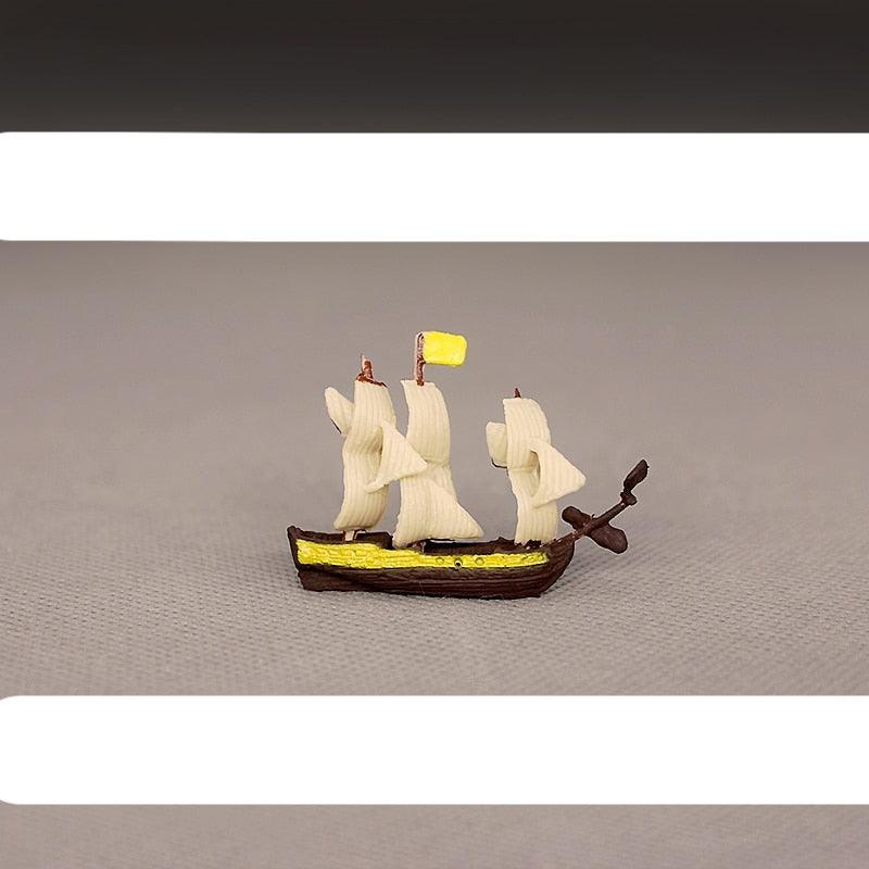Lisslune | Nautical Charm: Exquisite Handcrafted Sailboat Sculpture
