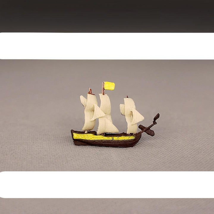 Lisslune | Nautical Charm: Exquisite Handcrafted Sailboat Sculpture