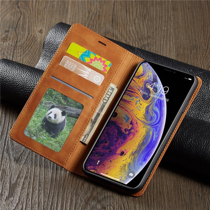 Lisslune | iPhone Suede Flip Case