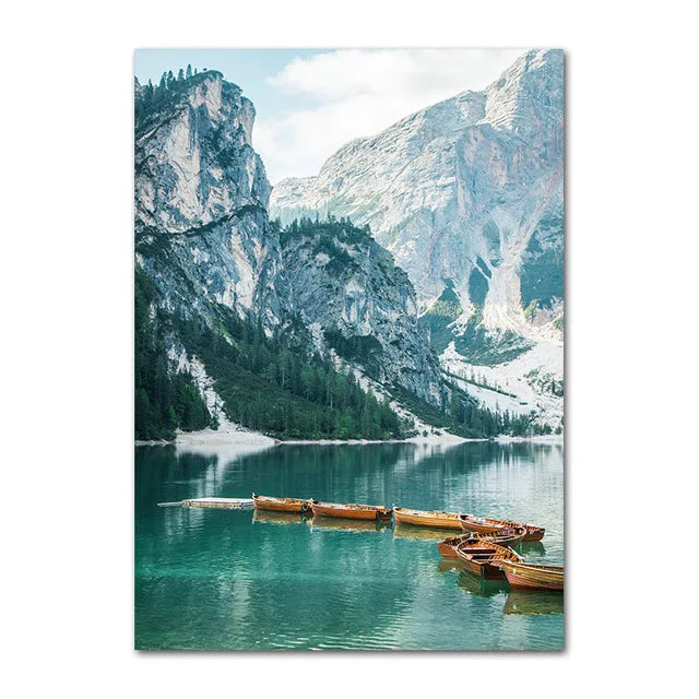 Lisslune | from a picturesque forest lake on canvas