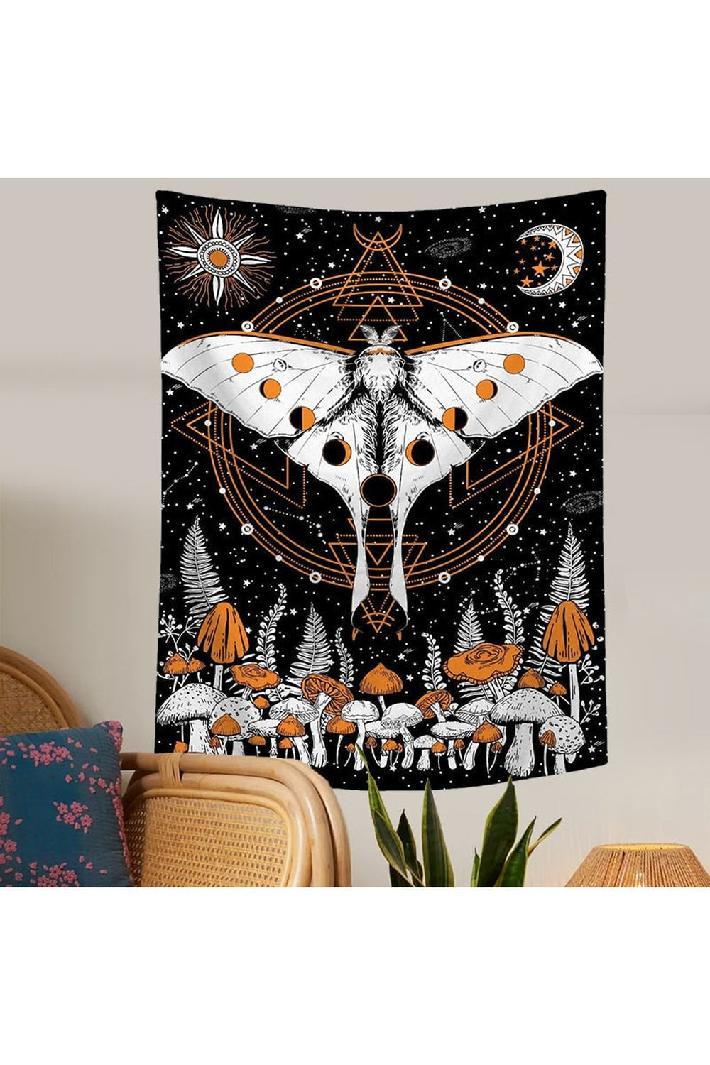 Lisslune | Moth Art Tapestry