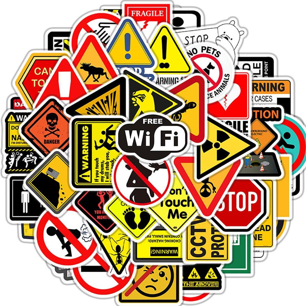 Lisslune | Stylish safety stickers - Make a statement with caution