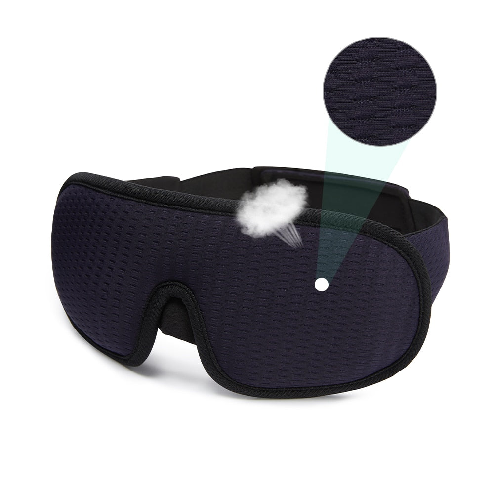 Lisslune | 3D Sleep Mask | Light Blocking and Soft Padded