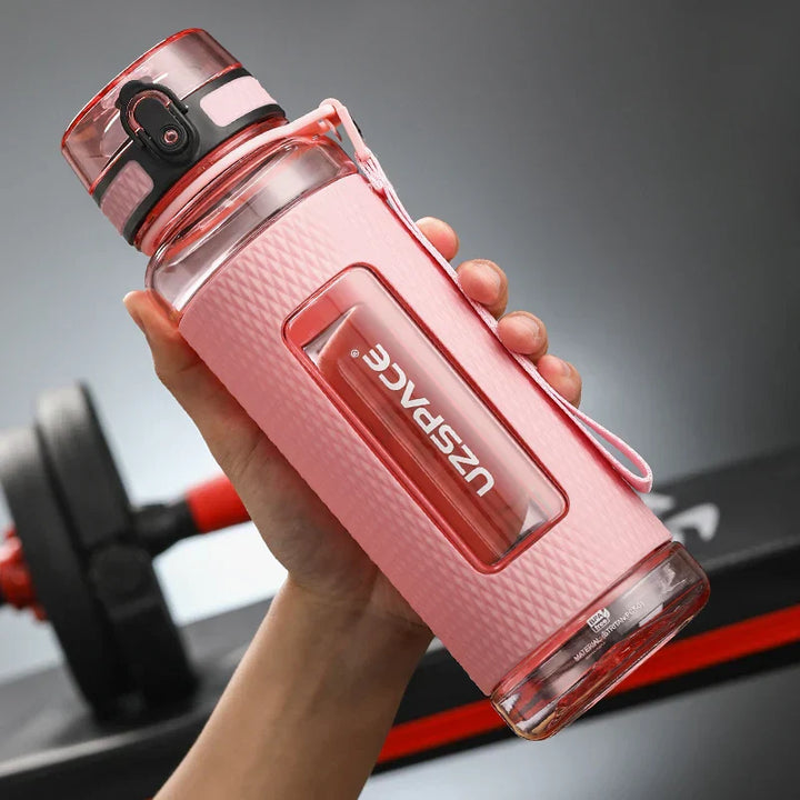 Lisslune | UZSPACE Sport Water Bottles, BPA-free, portable, impact-resistant, leak-proof, large capacity, fitness water kettle, Tritan plastic drinking bottle