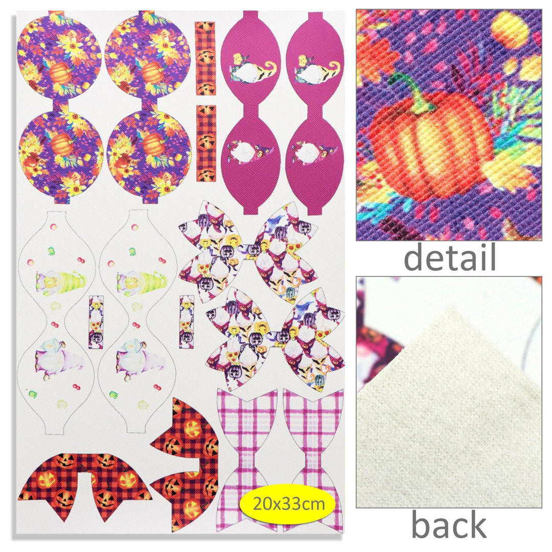 Lisslune | Spooky Season Cartoon Leather DIY Craft Kit: Creative Project Bundle