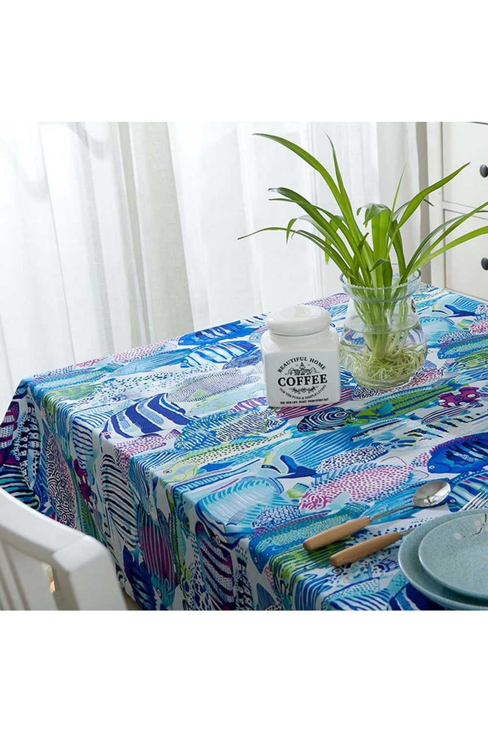 Lisslune | Tropical Fish Tablecloth