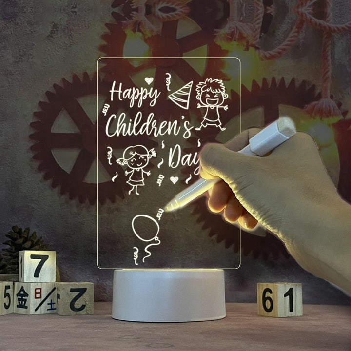 Lisslune | Creative Note Board Led Table Lamp