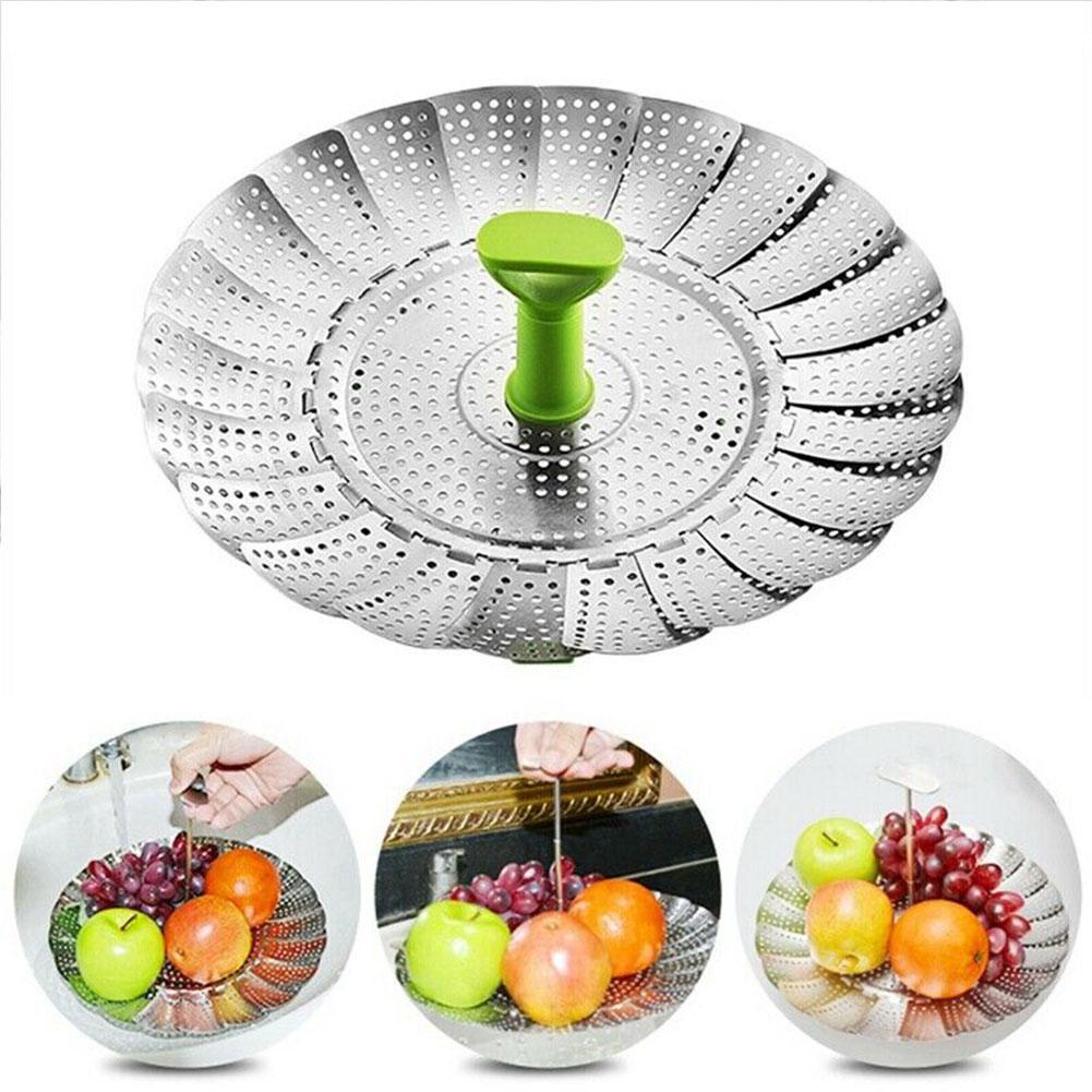 Lisslune | Stainless Steel Foldable Steamer Basket