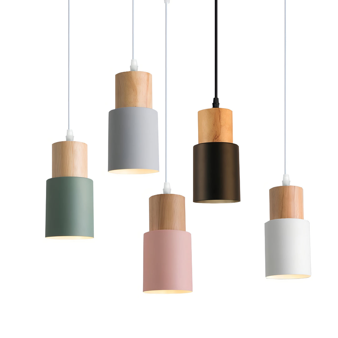 Lisslune | Jaziel - Round Wood Nordic Hanging Pendant Lamp