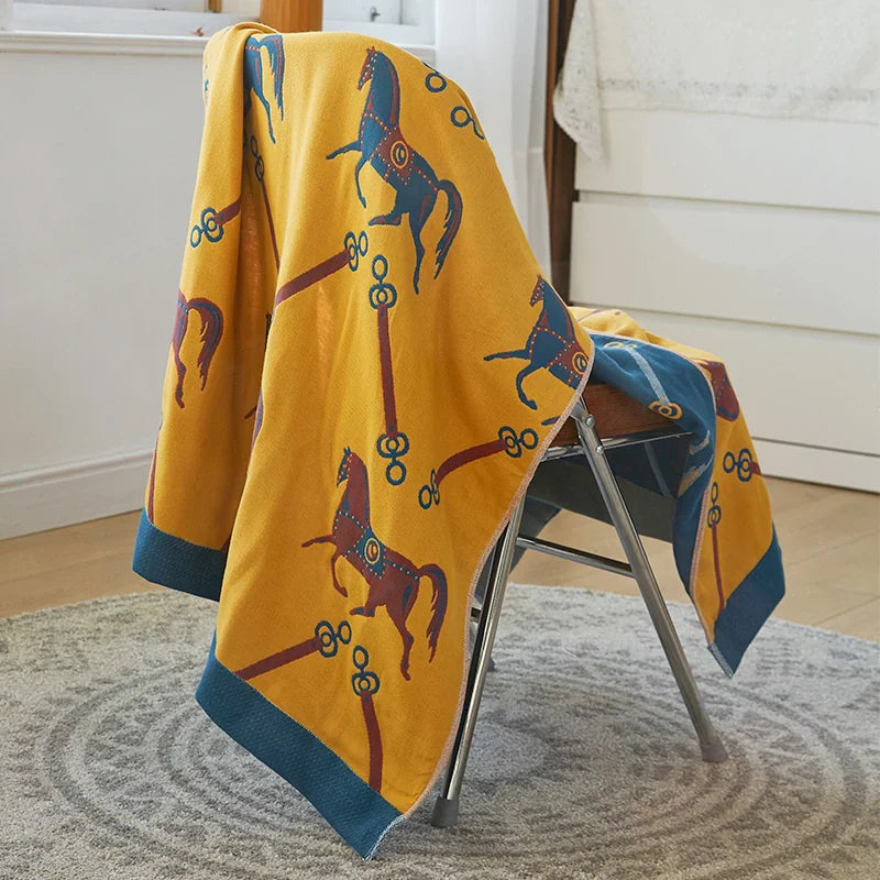 Lisslune | Paisley Print Blanket