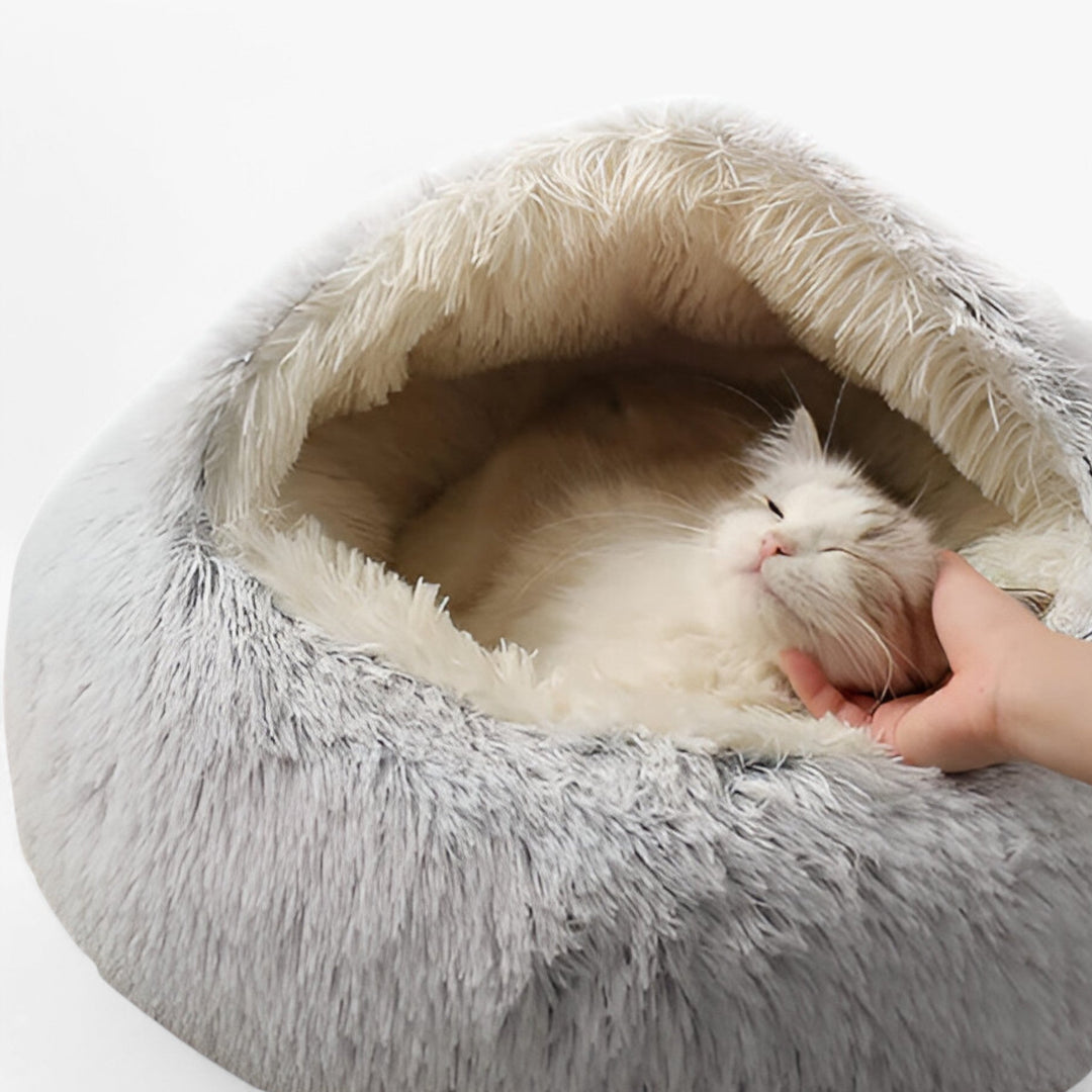 Lisslune | Soft Winter Pet Bed with Washable Cover and Non-Slip Base