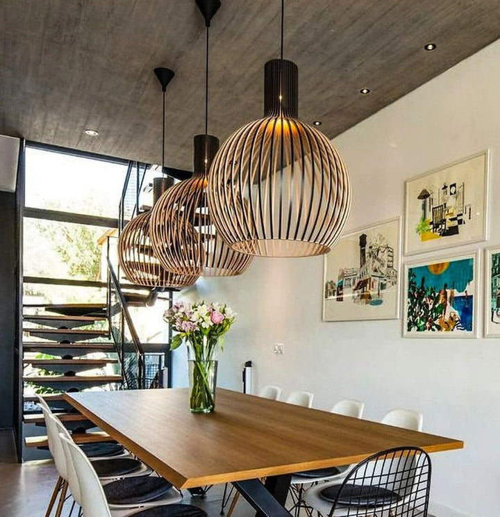 Lisslune | Handmade Wooden Pendant Light