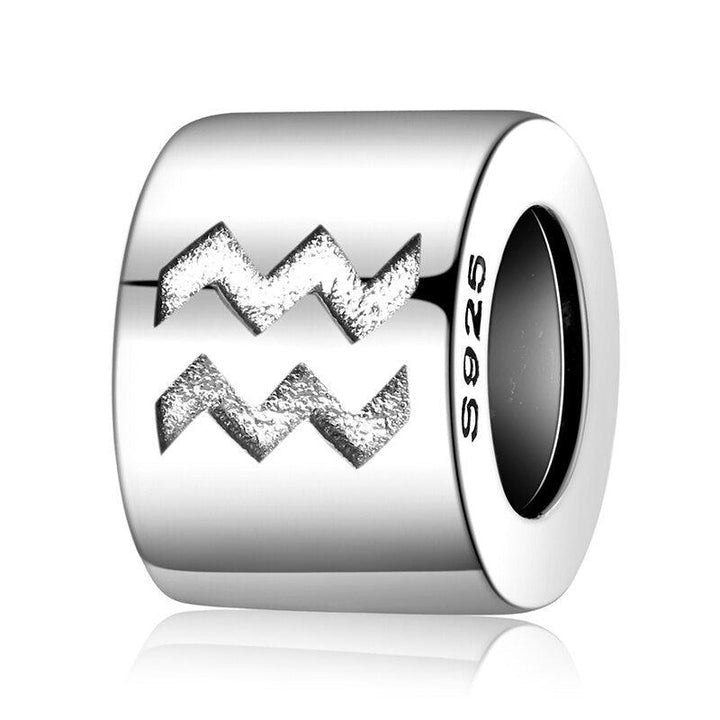 Lisslune | Heavenly Zodiac Sign Silver Charms: Personalized Handmade Jewelry for Your Unique Astrological Identity