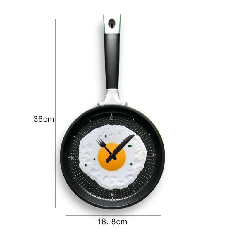 Lisslune | Omelette Pot-Shaped Wall Clock