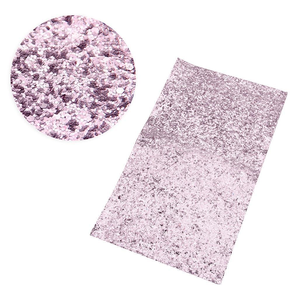 Lisslune | Glamorous Chunky Glitter Synthetic Leather Sheets - Ultimate DIY Craft Material