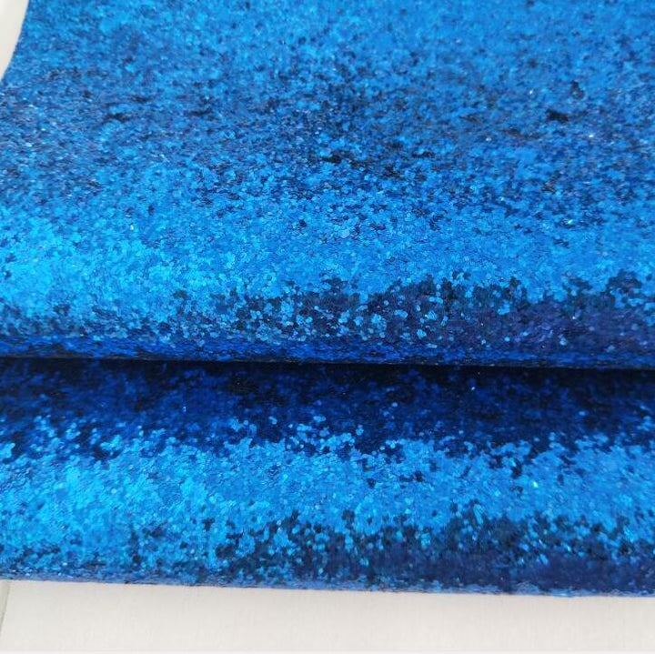 Lisslune | Sparkling Chunky Glitter Synthetic Leather Sheet - Ideal for creative DIY projects