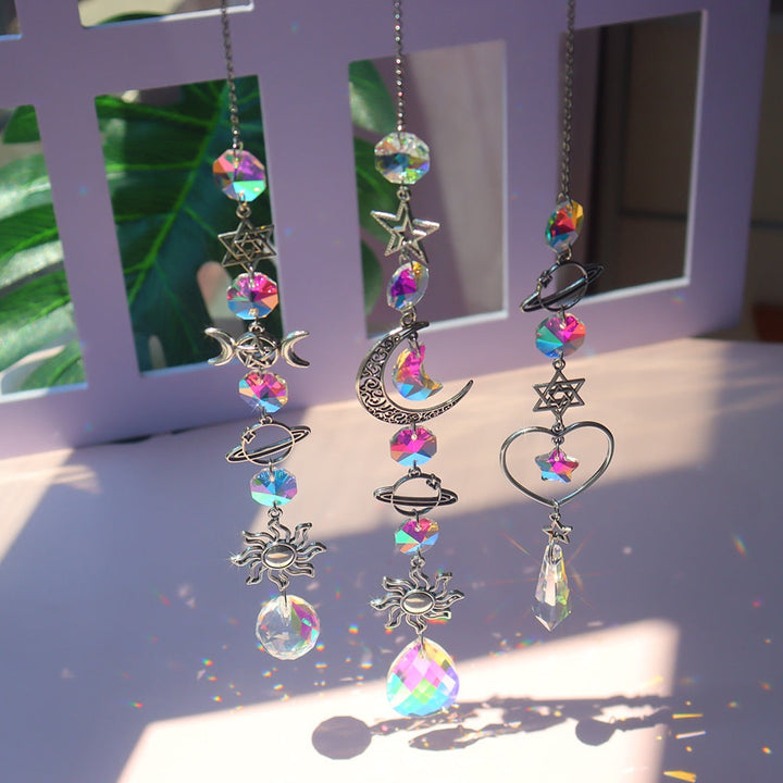 Lisslune | Dream Combo Symphony Crystal Wind Chime Moon Sun Catcher