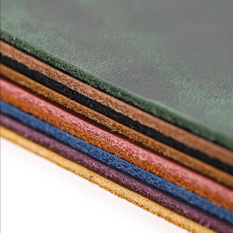 Lisslune | Enchanted Dark Orange Witchcraft Synthetic Leather Craft Sheet - 2mm: Ignite your creative magic