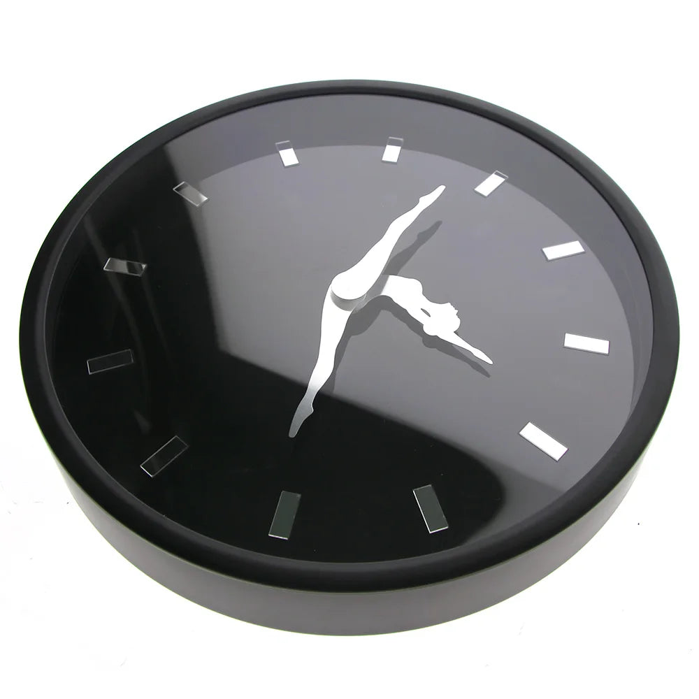 Lisslune | Dancing Ballerina Artsy Modern Wall Clock
