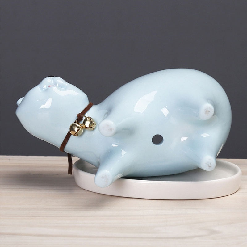 Lisslune | Rising Cat Ceramic Flower Pot