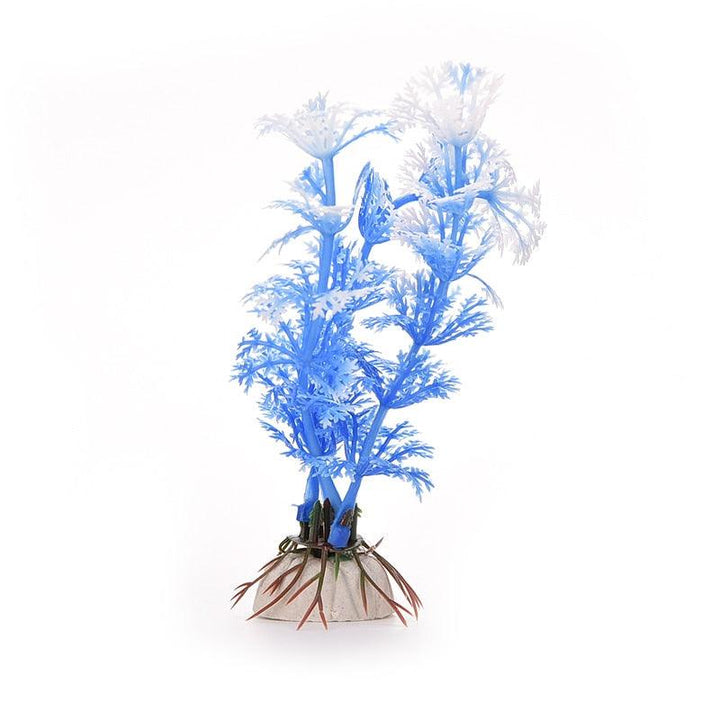 Lisslune | Vibrant Aquatic Plant Decoration Set with stable weighted base for thriving aquariums