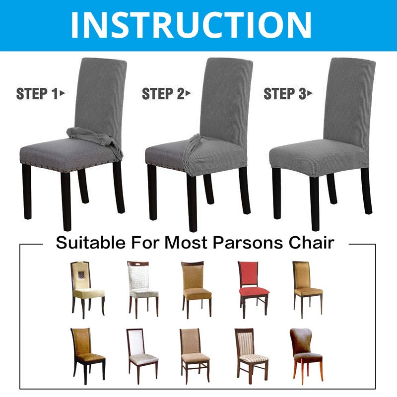 Lisslune | Elastic Dining Chair Covers