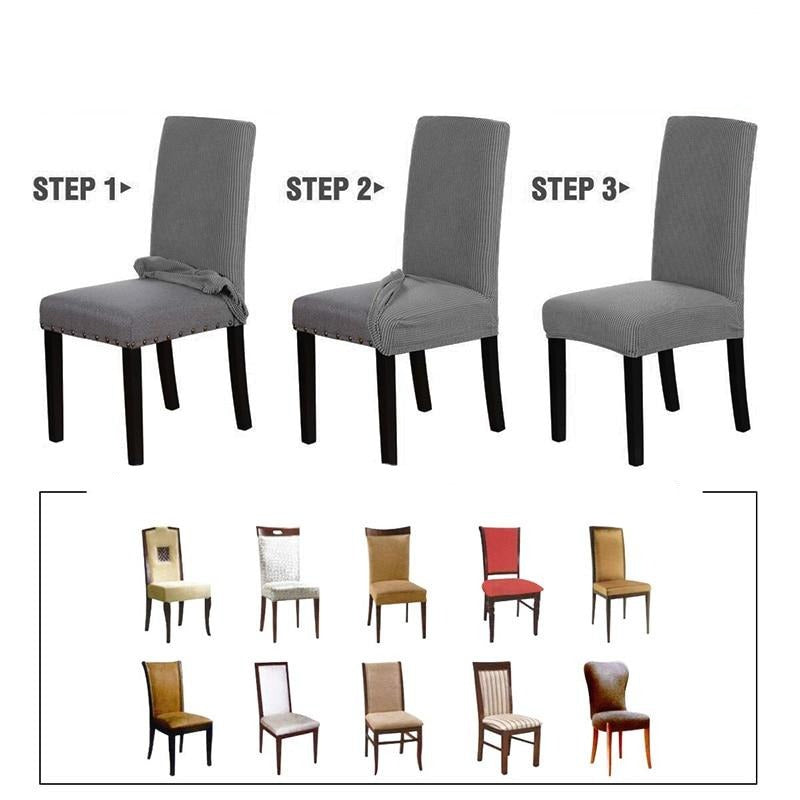 Lisslune | Chair Covers - Coverly - Stretchable - Elegant (2 pieces)