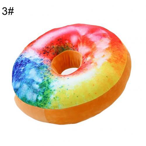 Lisslune | Delightful 12-piece 3D donut plush cushion collection for cozy comfort