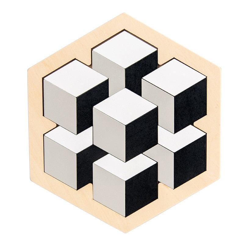 Lisslune | Colorful 3D Tangram Puzzle: Stimulate Creativity and Learning