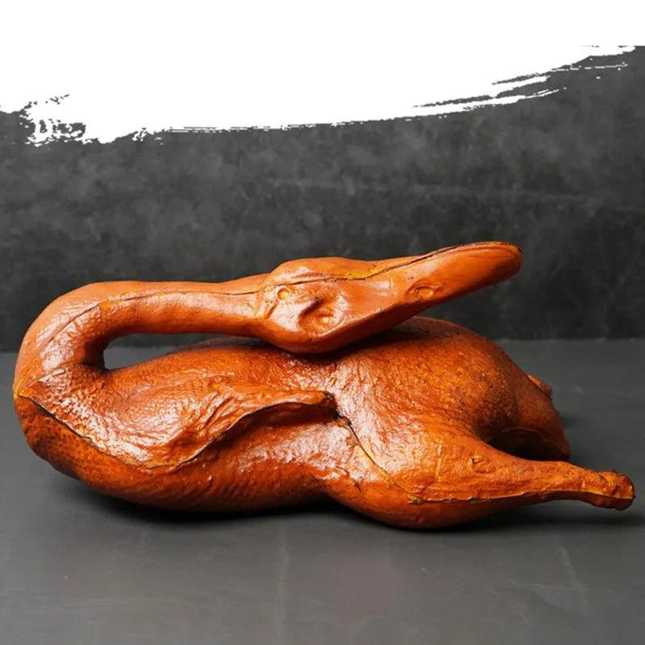 Lisslune | Life-Like Miniature Roasted Duck and Chicken Table Centerpiece for Culinary Decoration