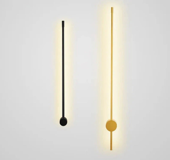 Lisslune | NordicRod – Minimalist Wall Lamp with Plug for Chic Interiors
