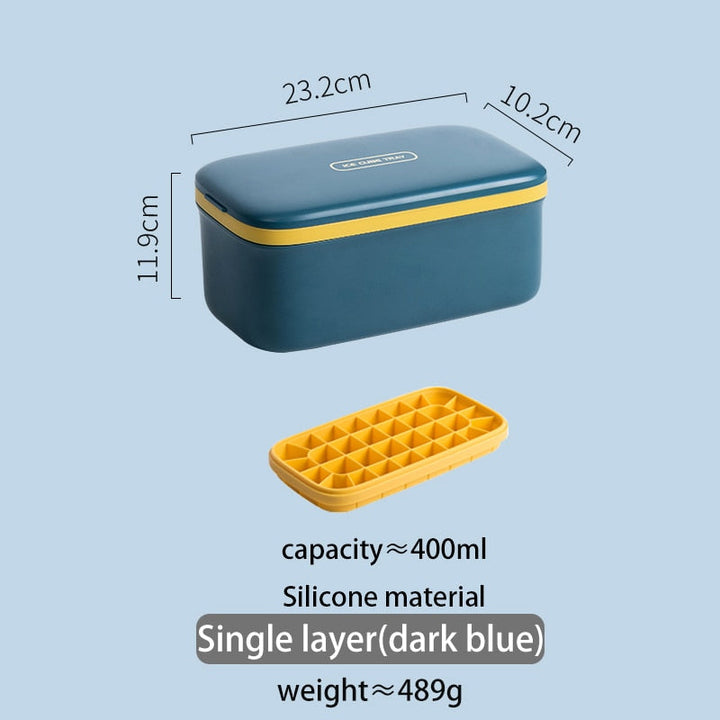 Lisslune | Double Layer Ice Mold Storage Box