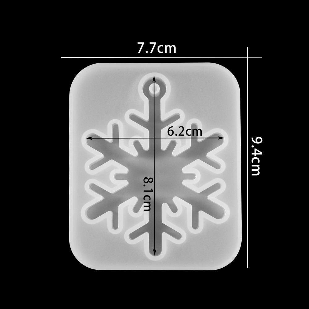 Lisslune | Charming Snowflake DIY Craft Set for Unique Christmas Jewelry and Ornaments