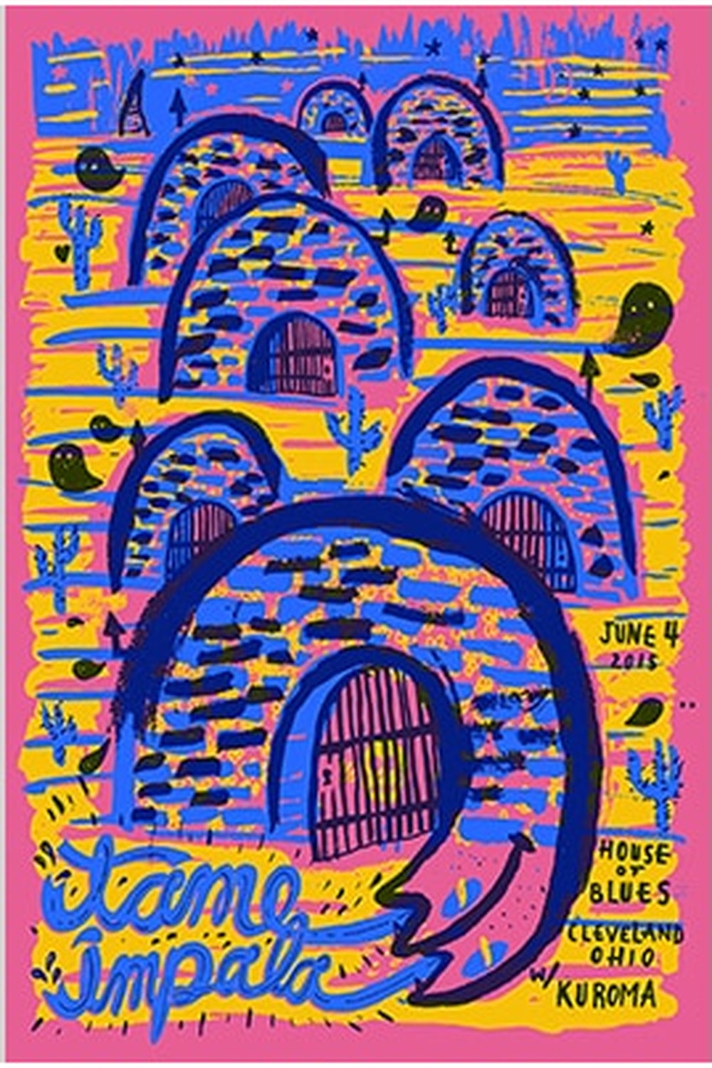 Lisslune | Impala Psychedelic Poster