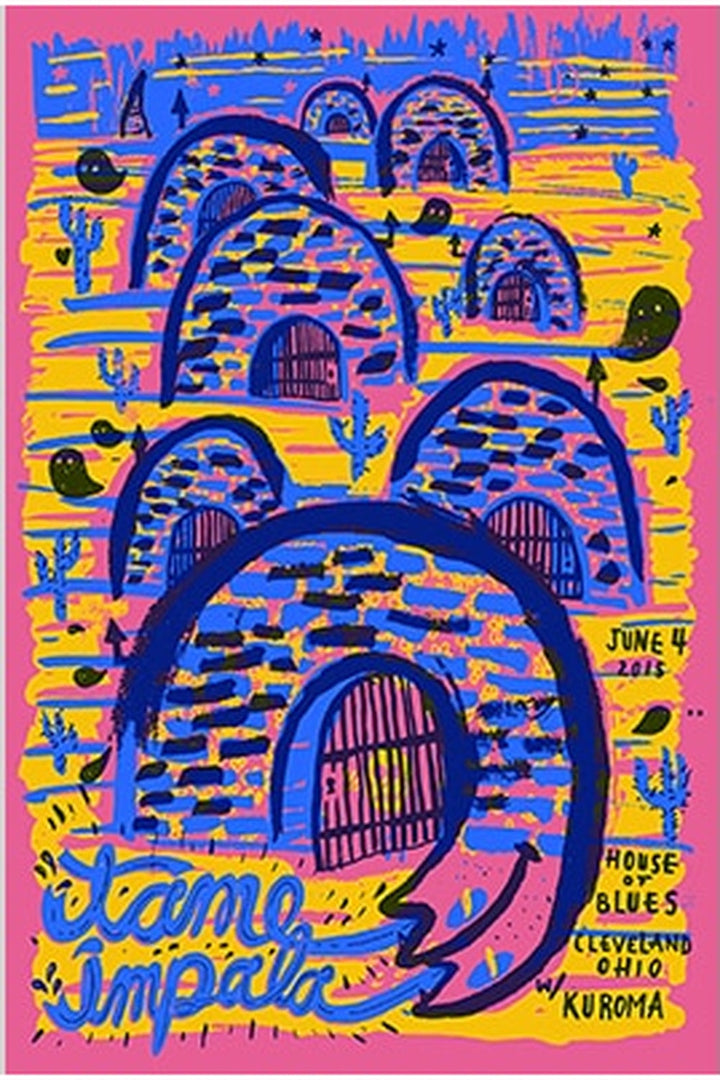 Lisslune | Impala Psychedelic Poster