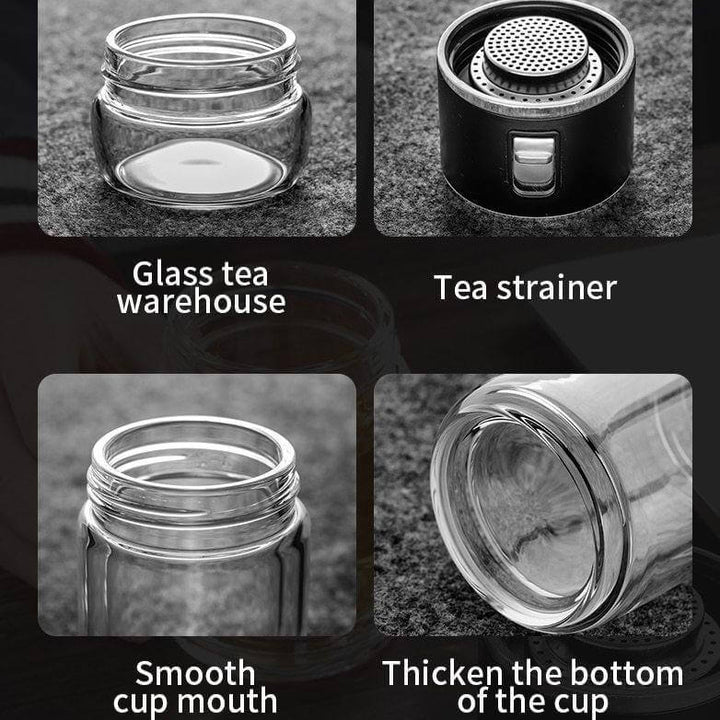 Lisslune | Double Glass Portable Eco-Friendly Tea Infuser
