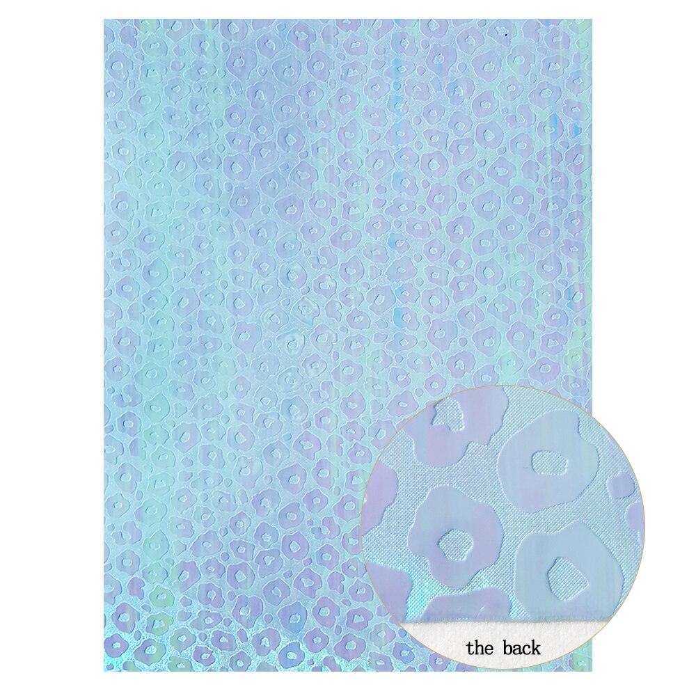 Lisslune | Colorful Leopard Print Synthetic Leather Craft Sheets - DIY Creativity Kit, 22*30CM