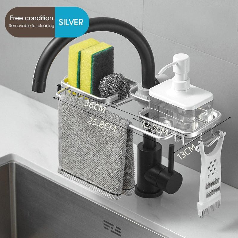Lisslune | Wall-mounted kitchen storage solution with shelf