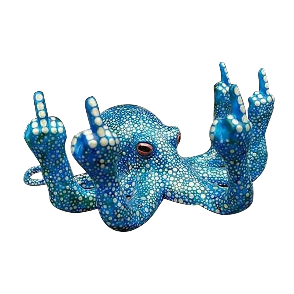 Lisslune | Angry Luminous Octopus Resin Decor