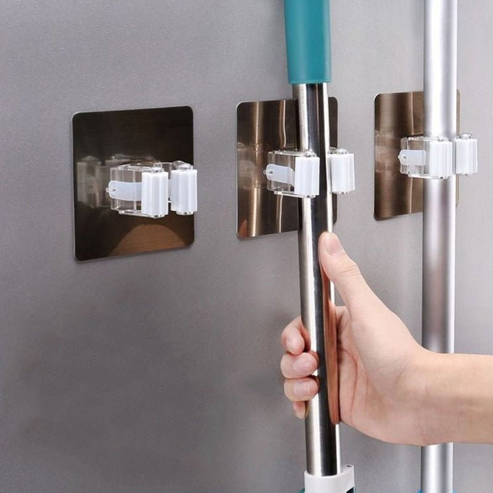 Lisslune | Self-adhesive broomstick wall holder