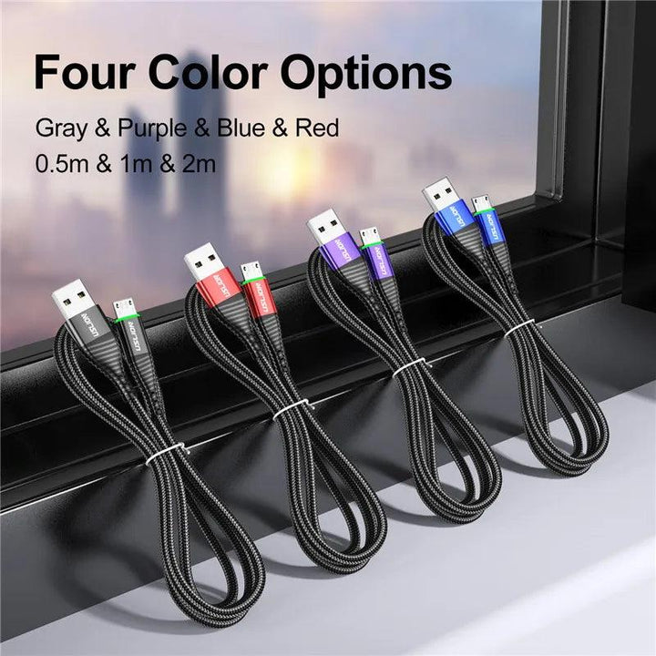 Lisslune | Lightning Speed 5A LED Micro USB Charging Cable - Stylish Data Synchronization with Illuminated Features