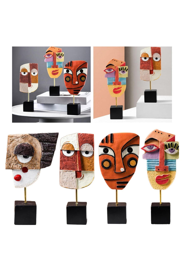 Lisslune | abstract faces figures