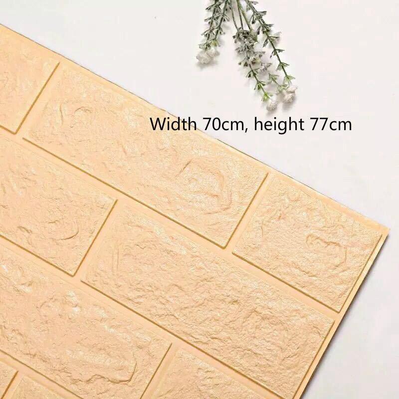 Lisslune | Change your space with chic 3D brick self-adhesive wallpaper - modern minimalism