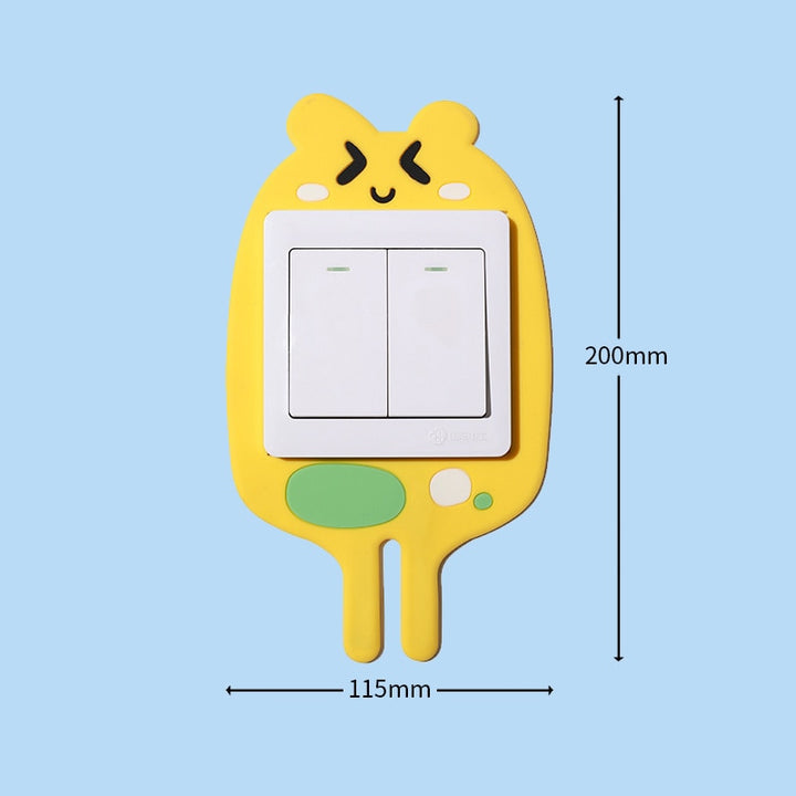 Lisslune | 3D Luminous Cartoon Hook Outlet Sticker