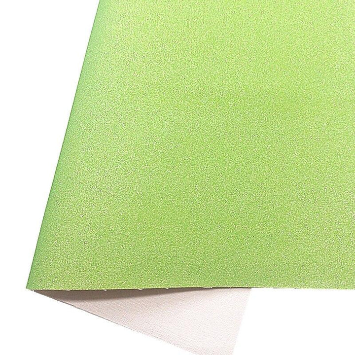 Lisslune | Glittering Floral Synthetic Leather Craft Sheets - Exquisite Rose and Daisy Patterns
