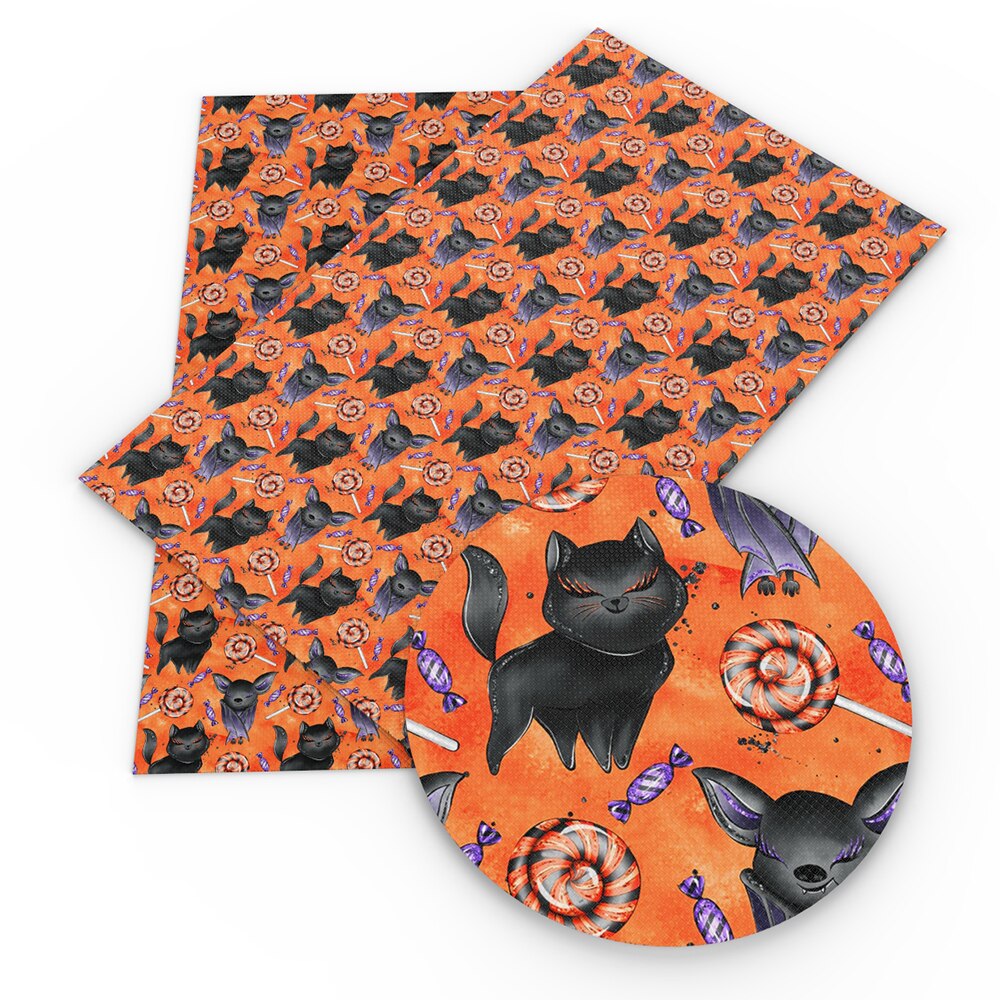 Lisslune | Halloween Creativity: Premium Synthetic Leather Sheets for Unique Creative Projects